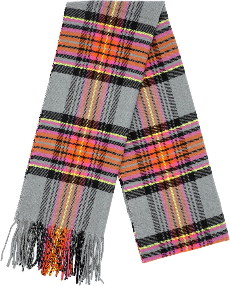 Achillea Scottish Tartan Plaid Scarf - Warm Cashmere Feel Winter Scarf, Scarves for Holiday, Christmas & Daily Wear - Image 3